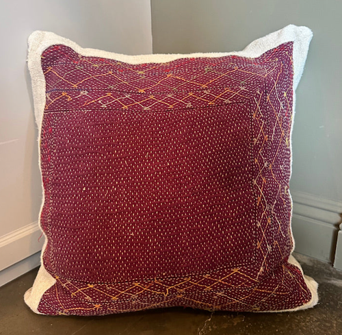 Indian texture pillow
