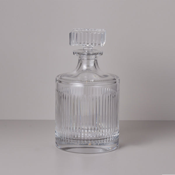 Glass Decanter with lid 