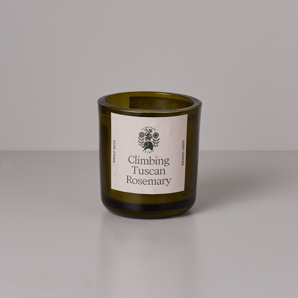 Climbing Tuscan Rosemary Candle - 28 hour burn time.
