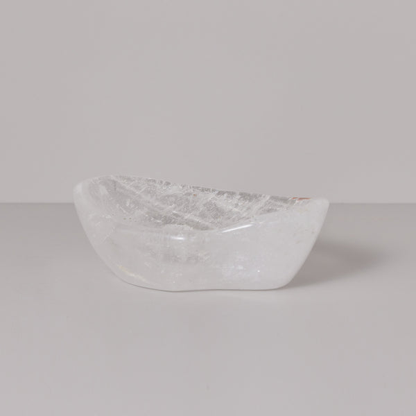 Bowl in crystal glass.