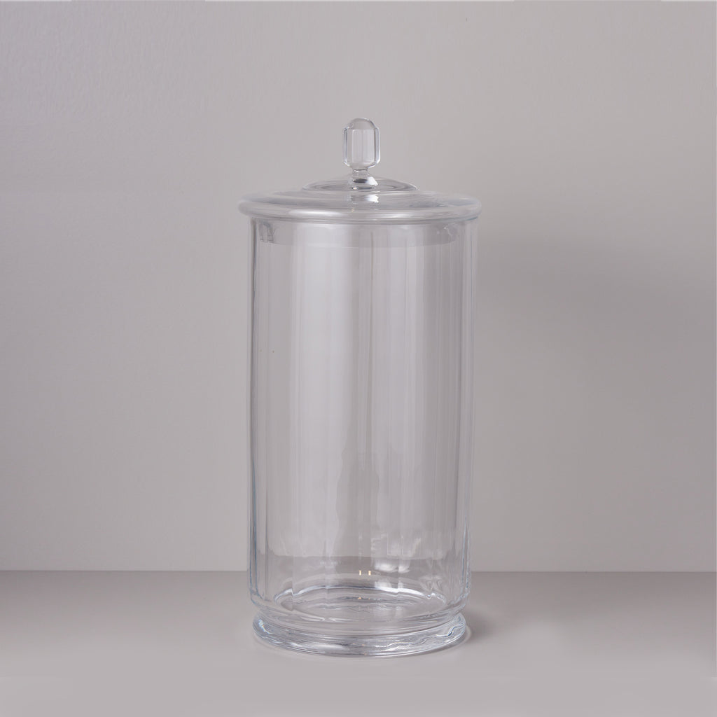 Large Vintage Glass Jar with Lid