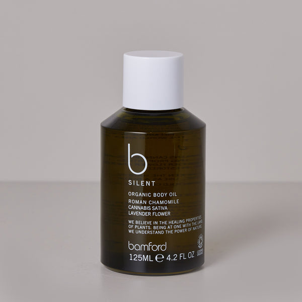 Bottle of Bamford Silent Body Oil-Apothecary - 125ml/ 4.2fl.oz