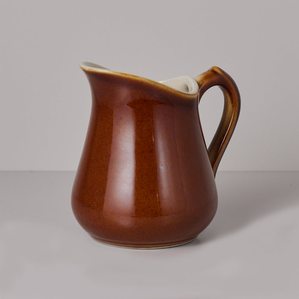 Brown Small Ceramic Pitcher