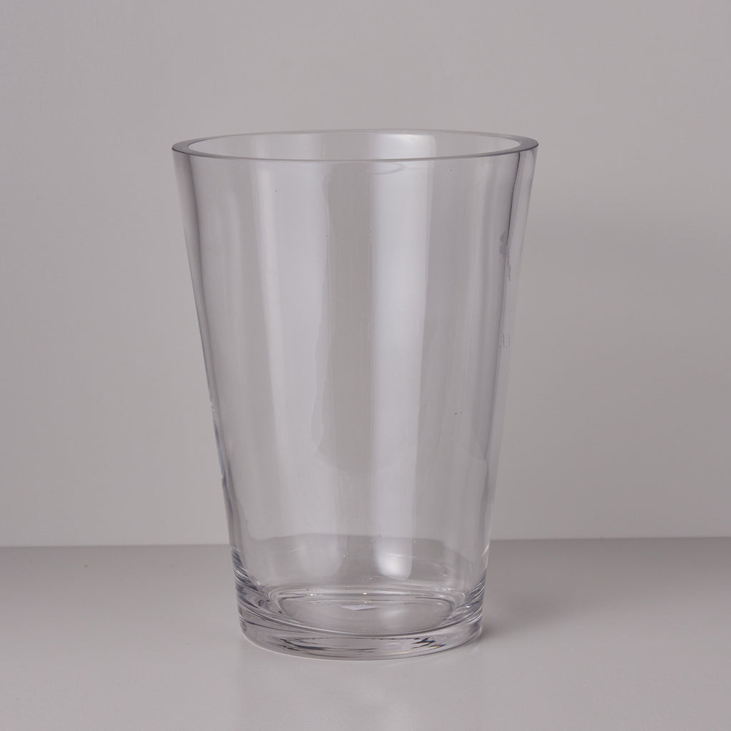 Clear Conical Vase