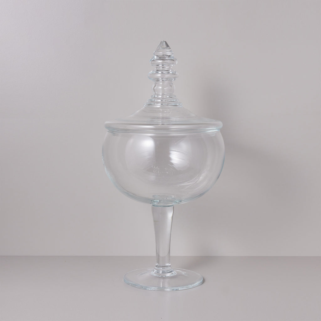 Glass Tall Jar With Lid