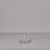 Clear Cropped Candle Stick Holder/ Bud Vase