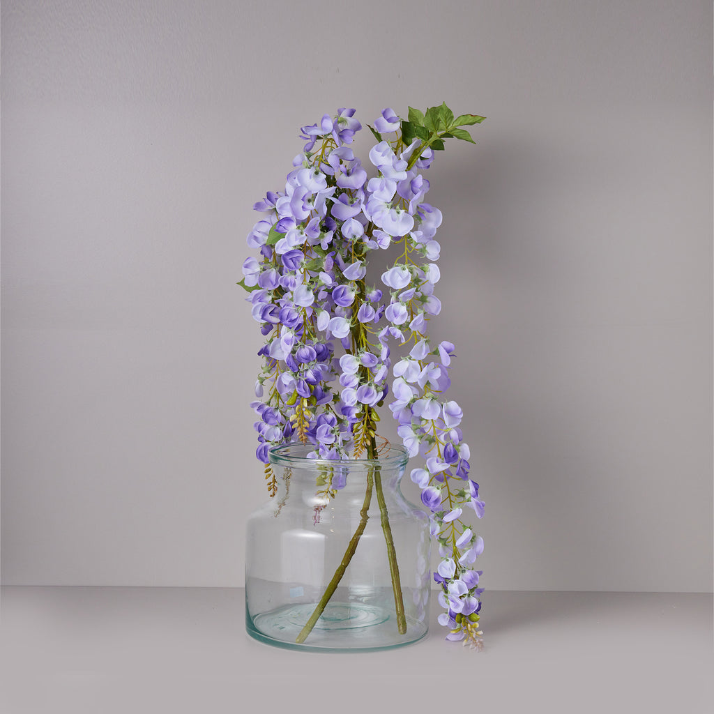 Wisteria Silk Flowers - Set of 2. These flowers will last a lifetime.